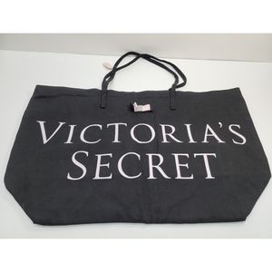 Victoria secret tote bags black and pink NWT